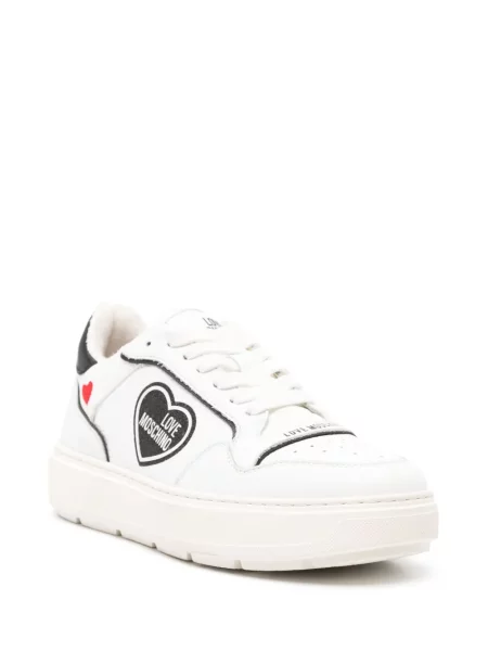 Kožené tenisky Love Moschino s potiskem