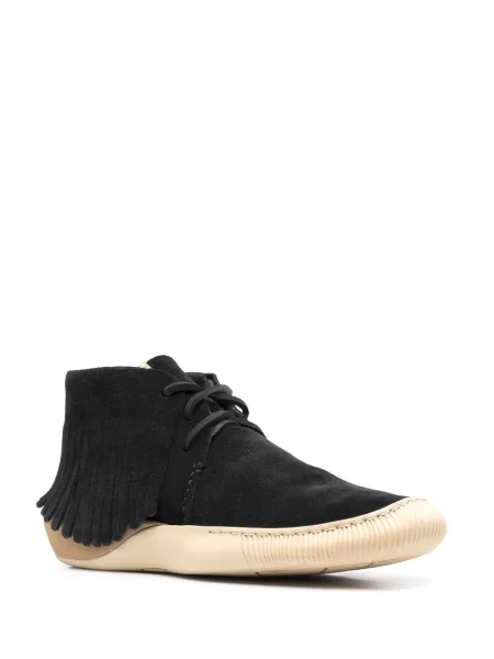 Ghete desert Visvim din piele de căprioară negru