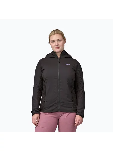 Kurtka hybrydowa Patagonia Nano-Air Light Hybrid Hoody black czarna