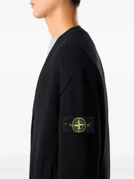 Cardigan Stone Island cu strasuri negru