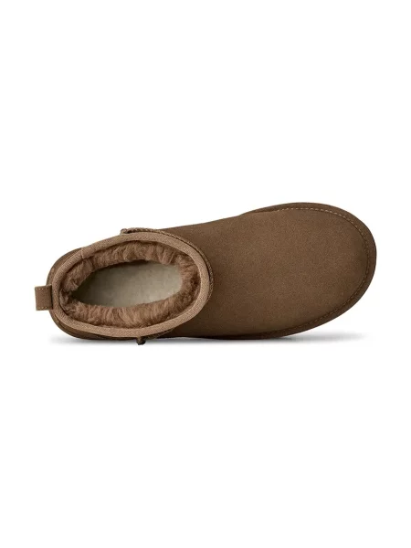 Замшевые классические сапоги Ugg на платформе