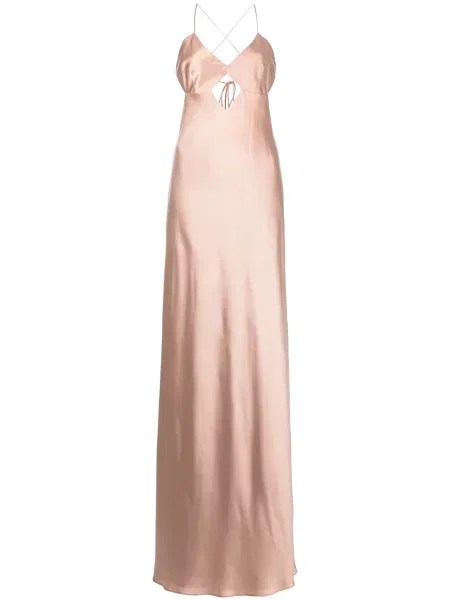 Rochie Michelle Mason de mătase roz