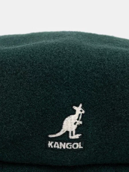 Шерстяная шапка Kangol зеленая