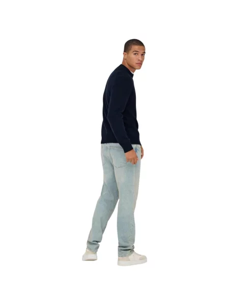 Pulover Only & Sons tricotate albastru