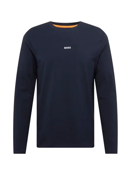 Tricou mânecă lungă Boss albastru
