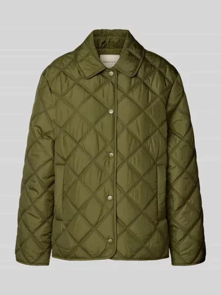 Kurtka pikowana o kroju regular fit z wykładanym kołnierzem model ‘Quilted’ Gant