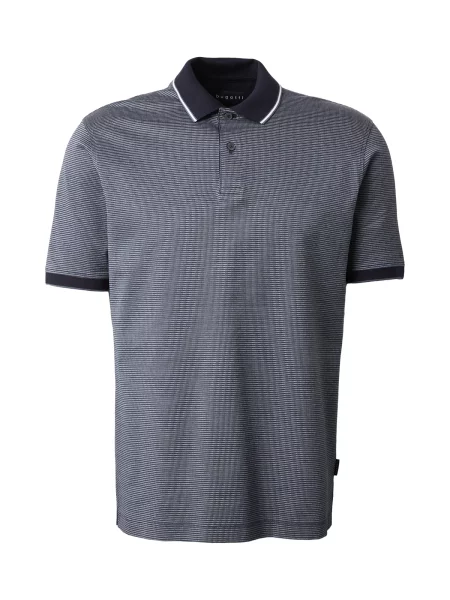 Bugatti Tricou albastru marin alb