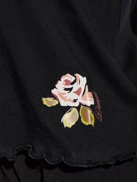 Pijamale Diesel cu imagine negru