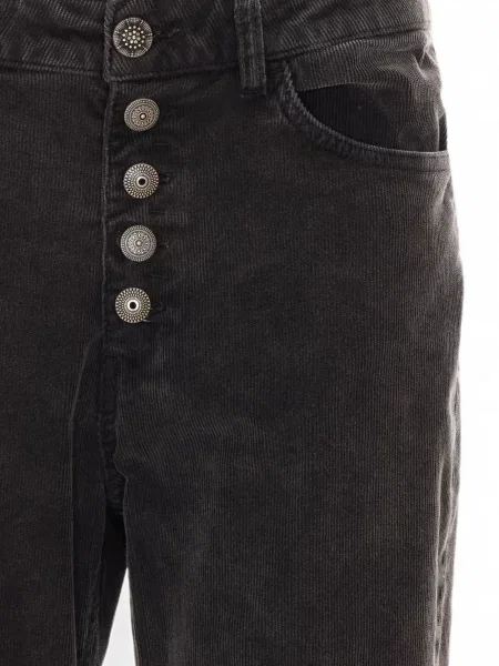 Blugi Dondup de catifea cord gri