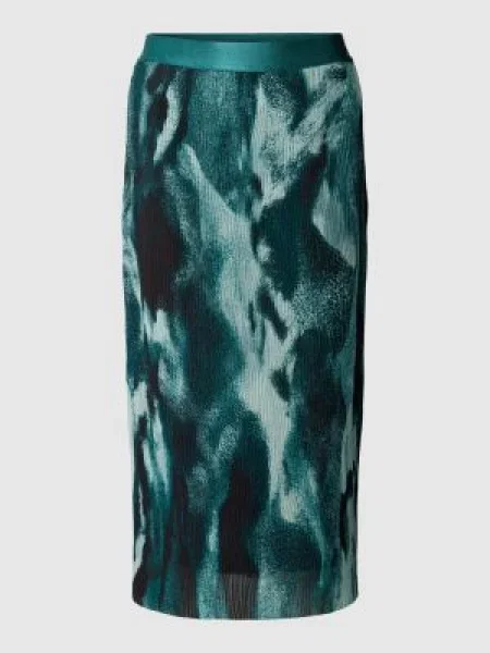 Spódnica midi z fakturowanym wzorem model ‘Evibelle’ Boss