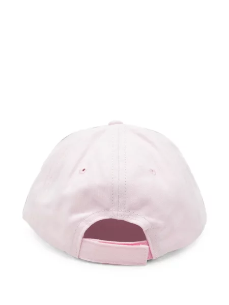Czapka z daszkiem dziecięca Palm Angels różowa