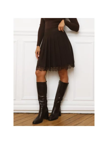 Fustă La Modeuse maro