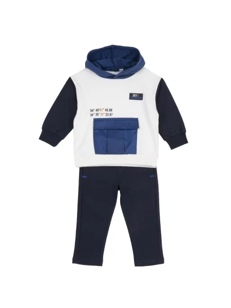 Palton copii Chicco alb
