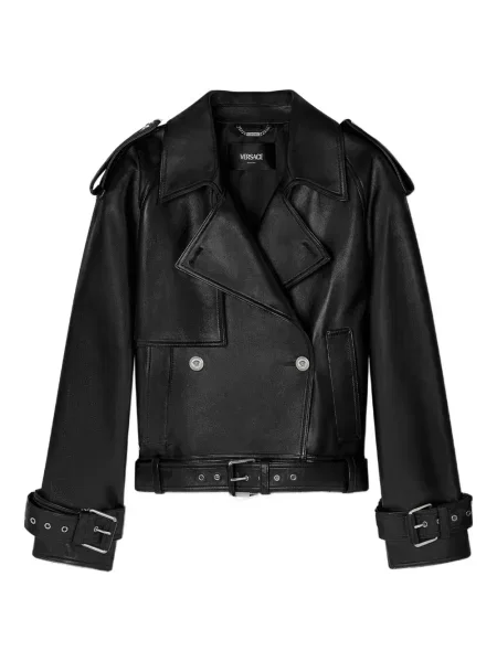 Geanta de piele Versace negru