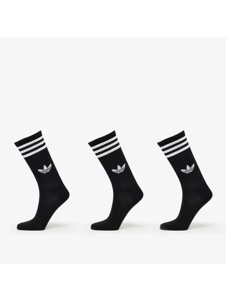 Чорапи Adidas Originals на райета черно
