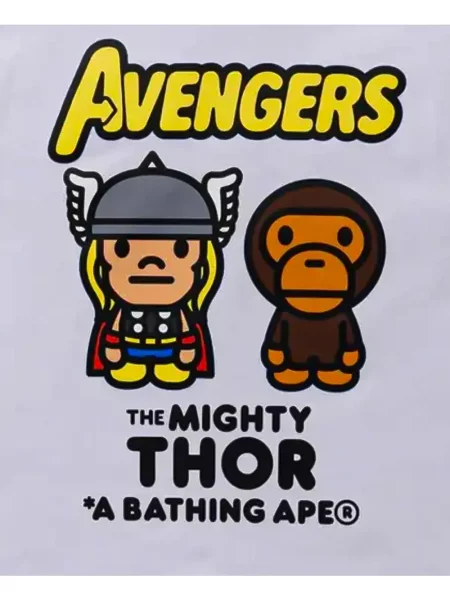 Tricou A Bathing Ape® alb
