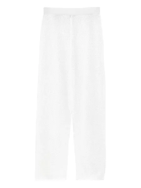 Pantaloni Lauren Manoogian alb