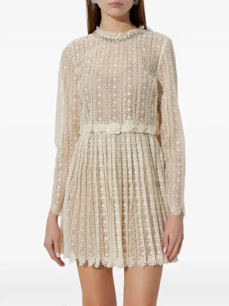 Rochie maxi Self-portrait din dantelă de costum