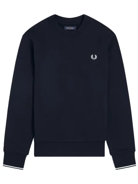 Džemperis Fred Perry su autografu mėlyna