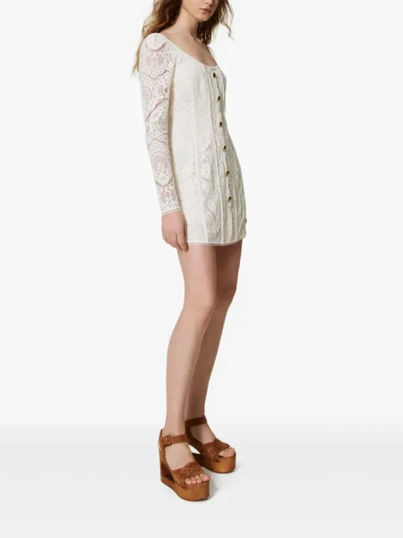 Rochie Twinset de costum alb