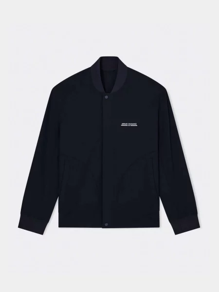 Вітровка Armani Exchange темно-синій поліамід/еластан синя