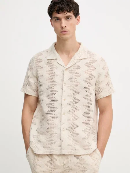 Guess cămașă bărbătească bej