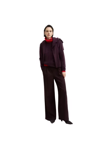 Sweter Emme Di Marella wełniany fioletowy
