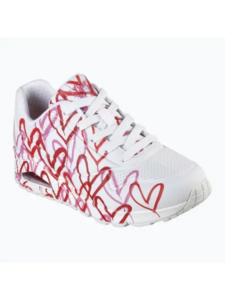 Sneakerși Skechers alb