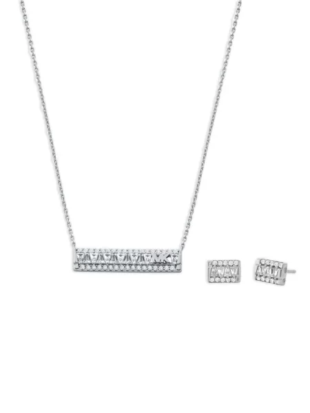 Ogrlica Michael Kors srebrena