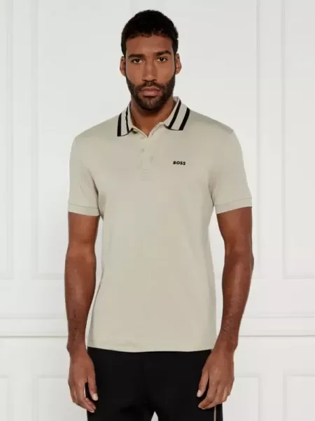 BOSS GREEN Polo Paule bej