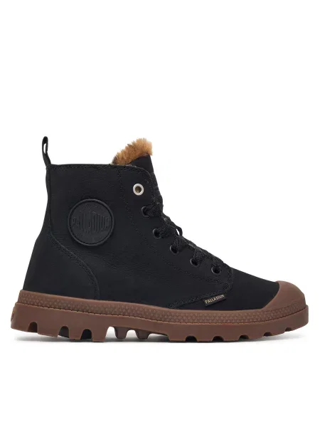 Полуотворени обувки Palladium за туризъм черно
