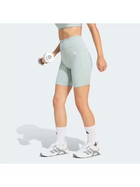 ADIDAS PERFORMANCE Sportovní kalhoty Optimé Essentials mátová bílá