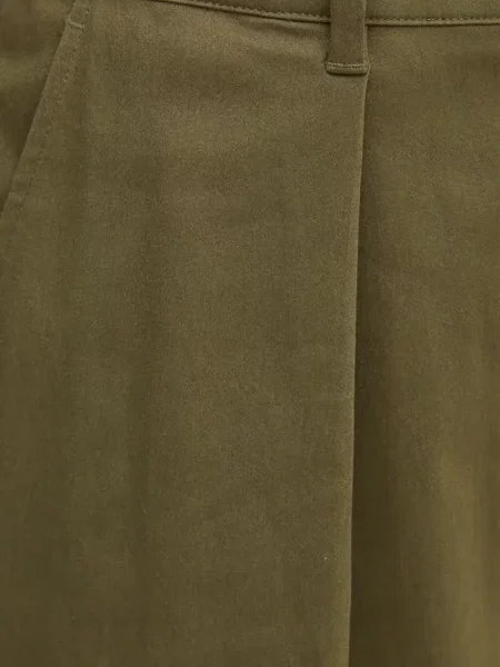 Pantaloni cargo Liu Jo plisate verde