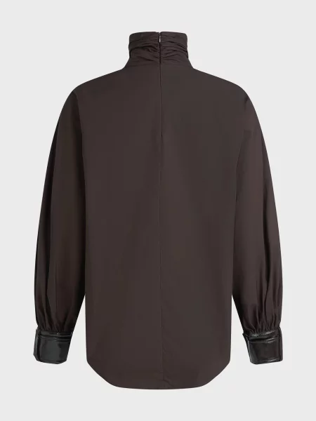 Блуза Karl Lagerfeld коричнева