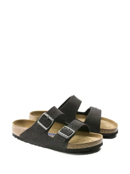 Sandale Birkenstock de catifea gri