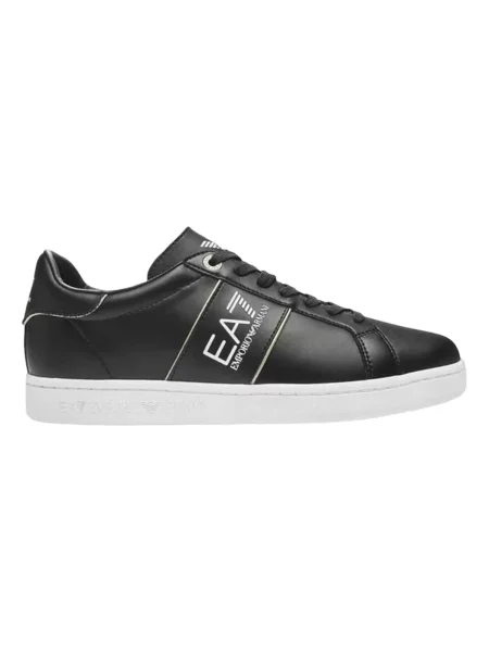 Emporio Armani Nízke tenisky čierna / prírodná biela