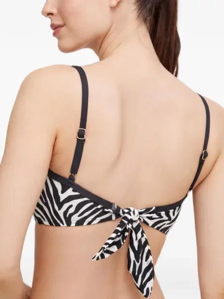 Ζεβρε τοπ Kate Spade με σχέδιο γραβάτες λευκό