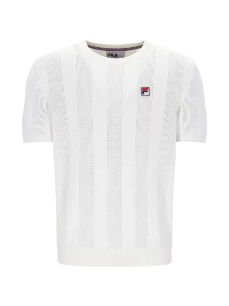 Tricou Fila tricotate alb