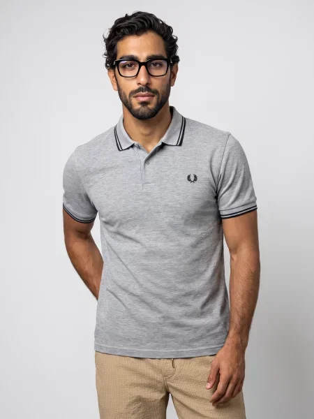 Cămașă Fred Perry gri