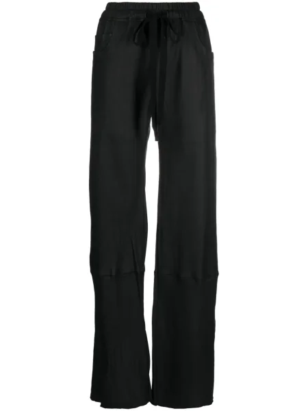 Pantaloni Isaac Sellam Experience din piele negru