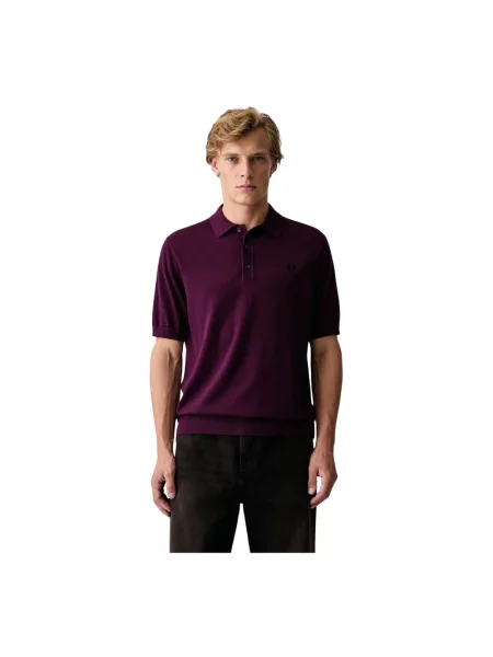 Koszulka polo Fred Perry fioletowa