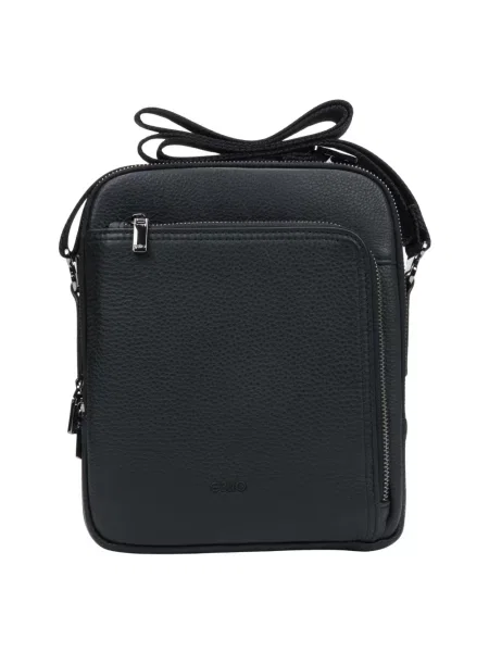 Torba crossbody Estro skórzana czarna