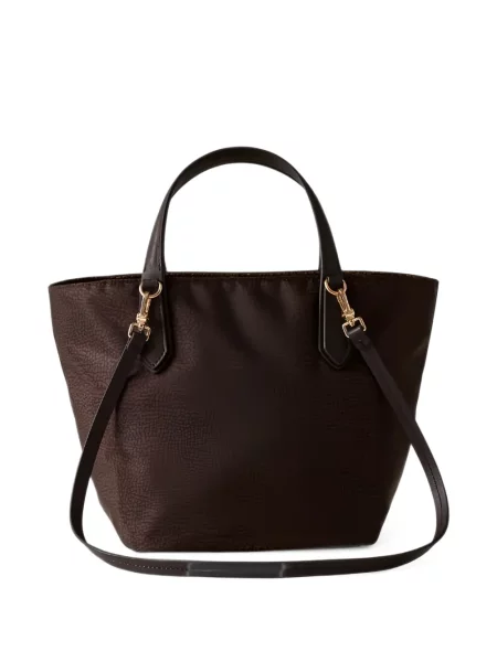Geantă shopper Borbonese maro