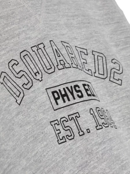 Bluza z kapturem dziecięca Dsquared2 szara