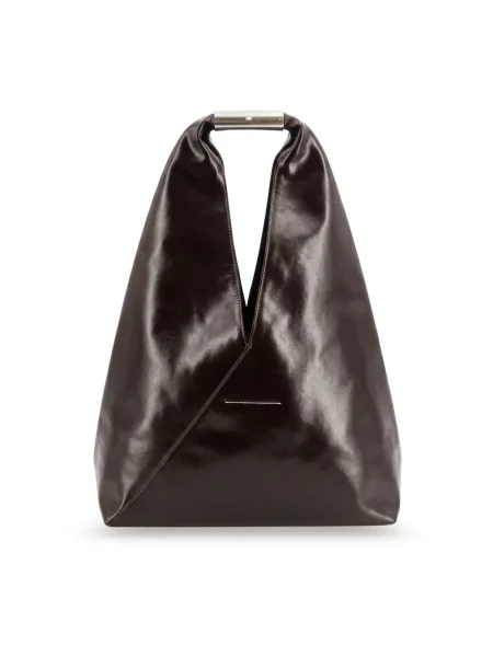 Maison Margiela torebka tote skórzana brązowa
