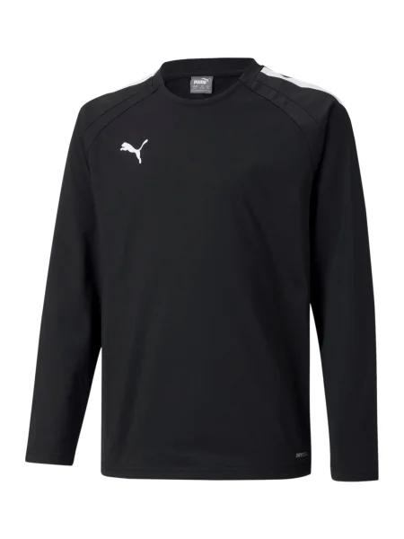 PUMA Tricou funcțional TeamLiga negru alb