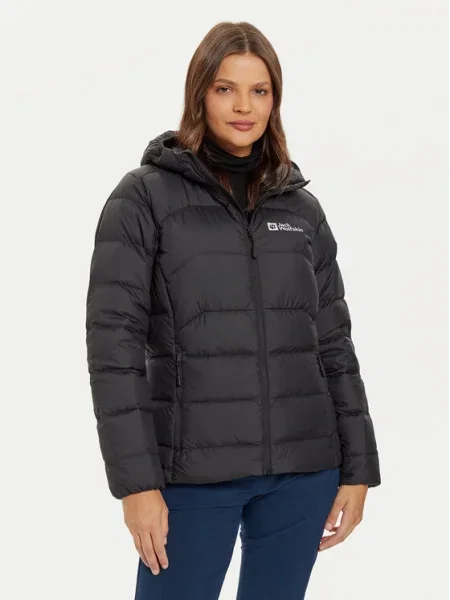 Dámska bunda Jack Wolfskin Ather Down Hoody black čierna