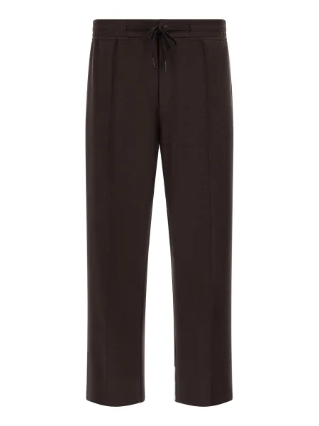 Boggi Milano Chino kalhoty B Tech tmavě hnědá