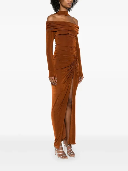 Maxi rochie maxi Atu Body Couture de costum maro