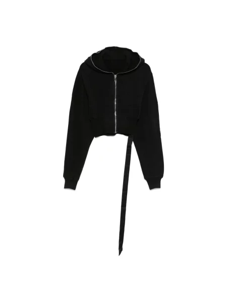 Rick Owens bluza Collage Gimp z kapturem gładka czarny